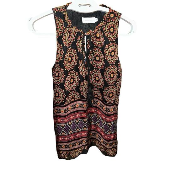 Johnny Was 4 Love and Liberty Sheer 100% Silk - Picture 2 of 4